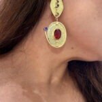 Ruby Multy Stone Danglres